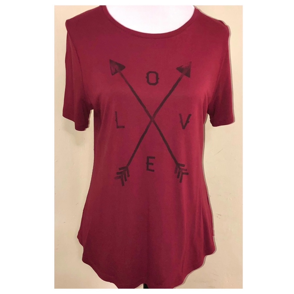 Old Navy “Love Arrows” Short Sleeve Tee, Sz M